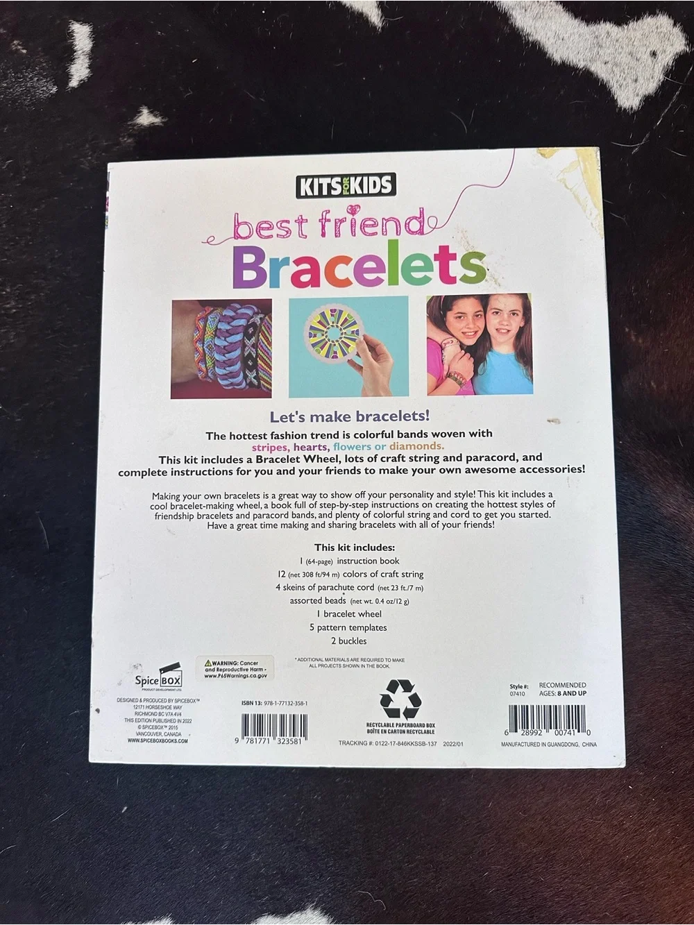 Kits & Kids Best Friend Bracelets Craft Kit - Purple Accent